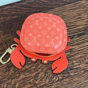 small bag charm Orange Crab Coin Pouch